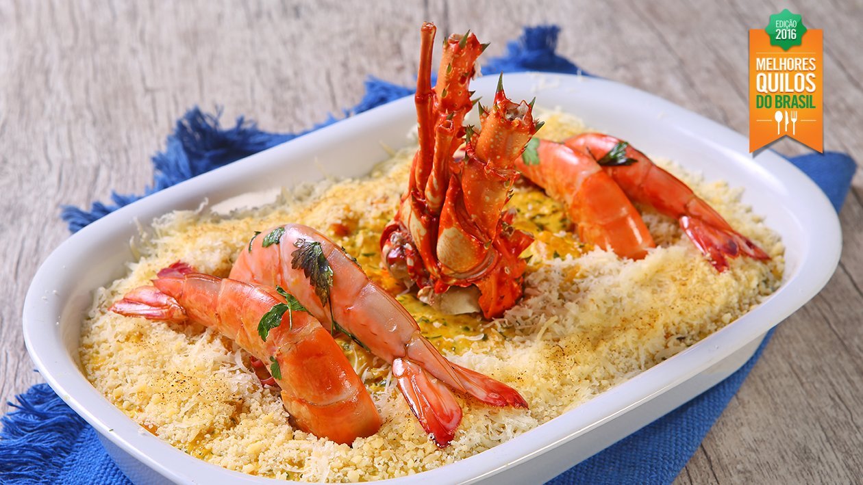 Combo Mix de Lagosta com Tamboril e Camarão – - Receita