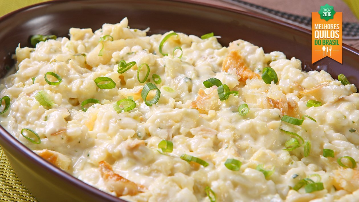 Risoto de Bacalhau – - Receita