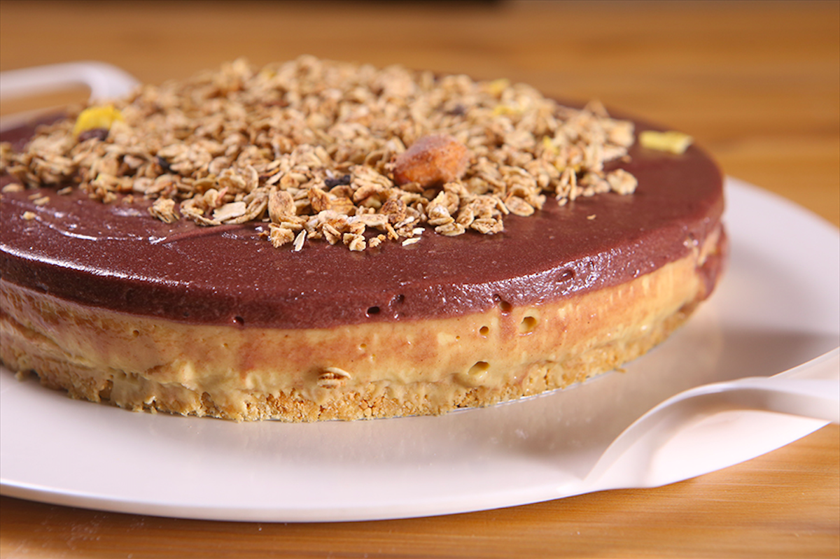 Torta de Banana com Açaí Torta de Banana com Açaí